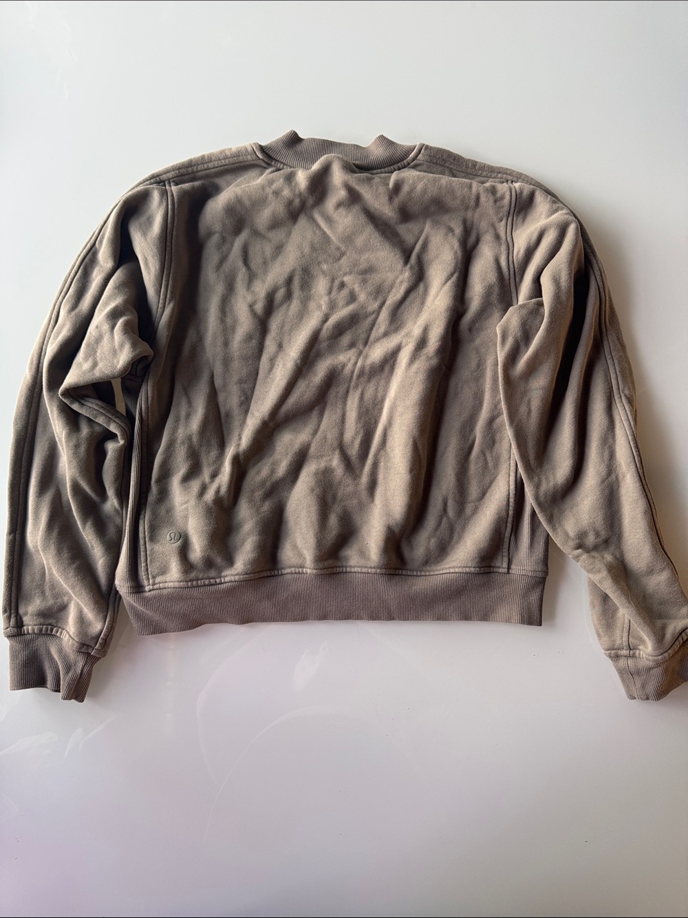 Women’s Lululemon Crewneck Sweatshirt in Olive/Taupe